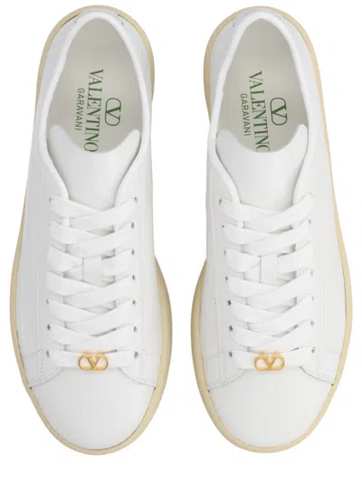 Valentino Garavani Woman Sneakers White Size 8 Leather In White