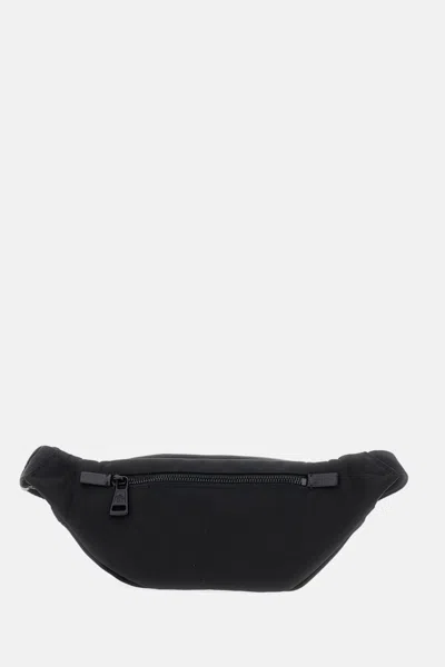 Moncler Durance Small Belt Bag With Logo Patch In Black