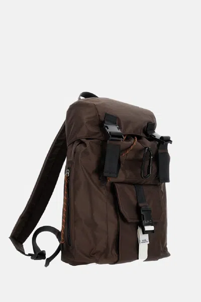 Apc A.p.c. Trek Backpack In Brown