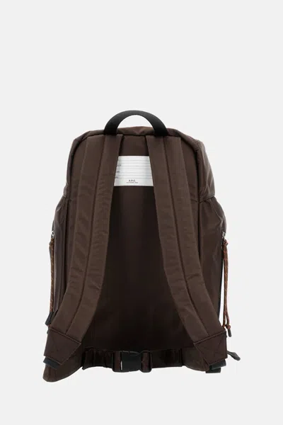 Apc A.p.c. Trek Backpack In Brown