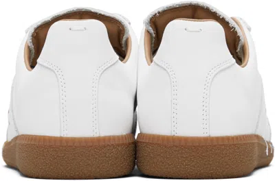 Maison Margiela Replica Paint Splatter-effect Low-top Sneakers In White