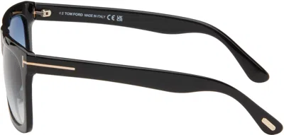 Tom Ford Logo Sunglasses In Black