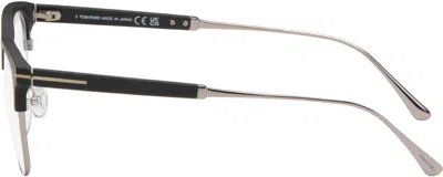Tom Ford Black Square Glasses In Black