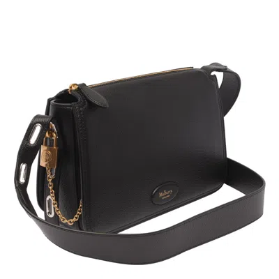 Mulberry Small Billie Logo-patch Crossbody Bag In Black