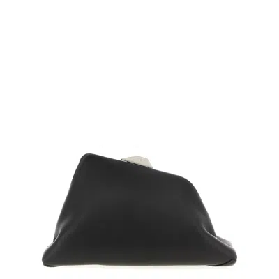 Attico Day Off Shoulder Bag Adjustable Strap Hardware In Black