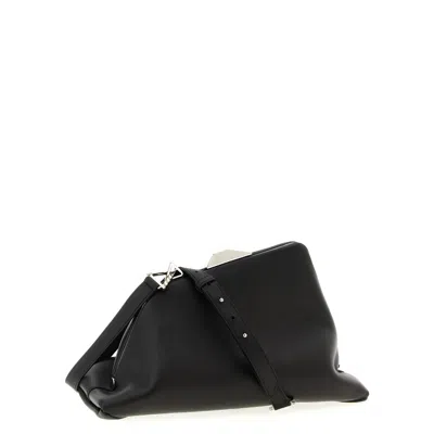 Attico Day Off Shoulder Bag Adjustable Strap Hardware In Black