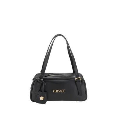 Versace Shoulder Bag In Black