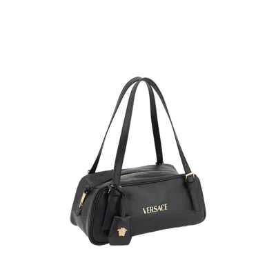 Versace Shoulder Bag In Black