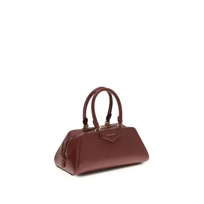 Givenchy Bordeaux Calf Leather Bos Taurus Handbag In Burgundy