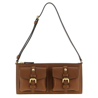 Mulberry Mini Roxanne Buckled Shoulder Bag In Brown