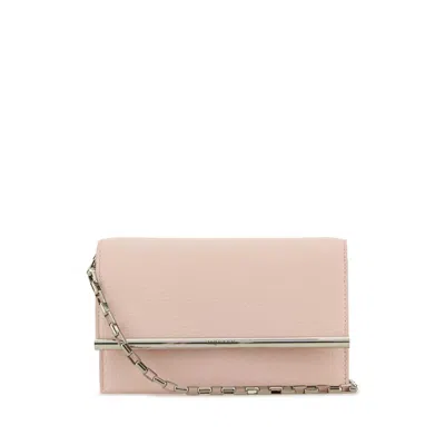 Alexander Mcqueen Cross-bar Mini Pink Lambskin Crossbody Bag In Pink