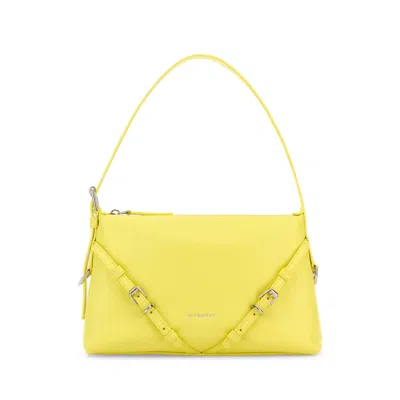Givenchy Mini Voyou Shoulder Bag With Adjustable Strap In Yellow