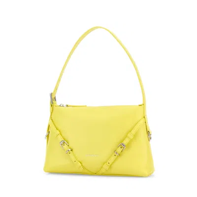 Givenchy Mini Voyou Shoulder Bag With Adjustable Strap In Yellow