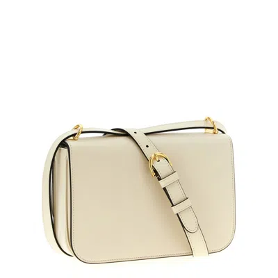 Gucci Small Crossbody Bag In Smooth Leather In Neutral
