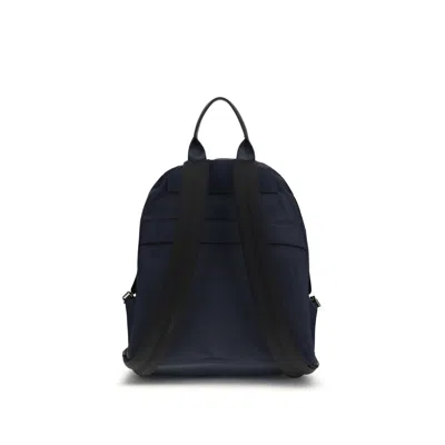Kiton Nylon Backpack In Blue
