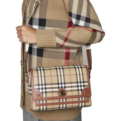 Burberry Bag With Check Pattern In Brown