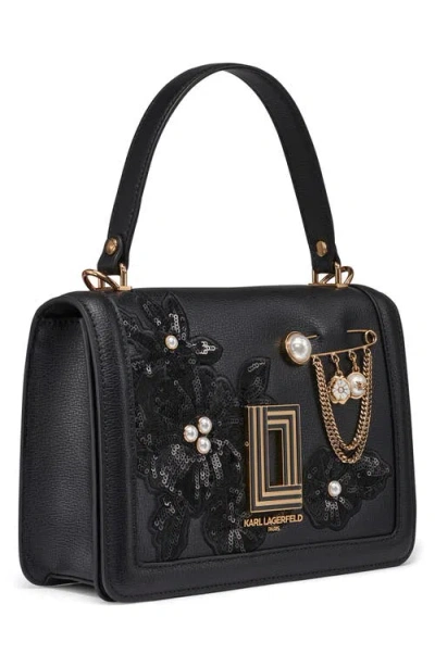 Karl Lagerfeld Paris Simone Flap Crossbody Bag In Multi
