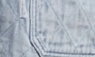 Wishlist Quilted Denim Jacket In Blue