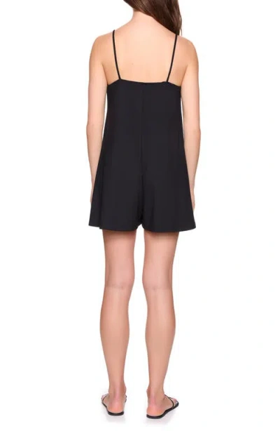Susana Monaco String Romper In Black