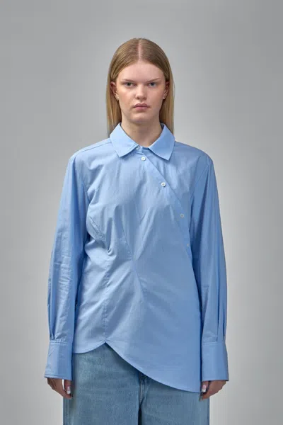 Frenken Twisted Shirt In Blue