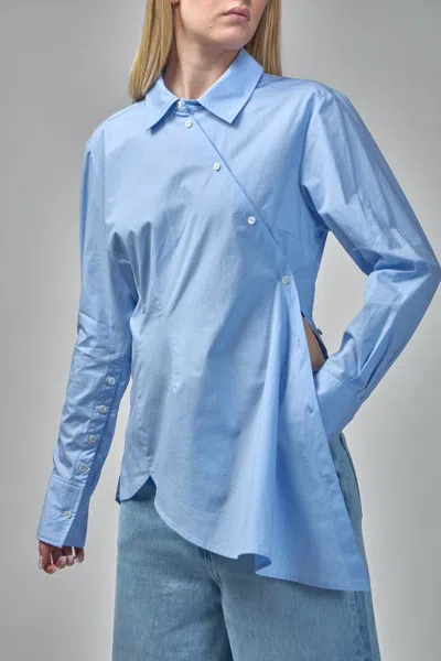 Frenken Twisted Shirt In Blue