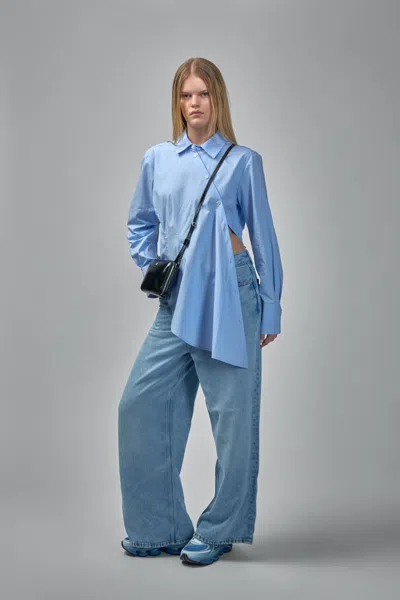 Frenken Twisted Shirt In Blue