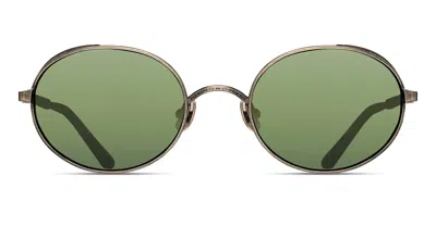 Matsuda Oval Sunglasses In Green