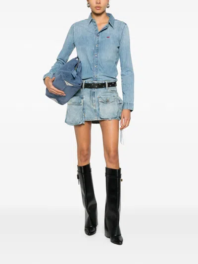 Diesel Shirts In Blue