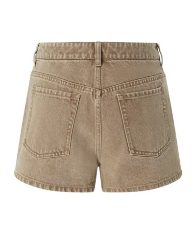 Pinko Stud-embellished Shorts In Brown