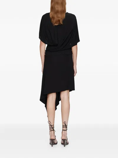Christopher Esber Coiled Jersey Tee Metal T-shirt In Black