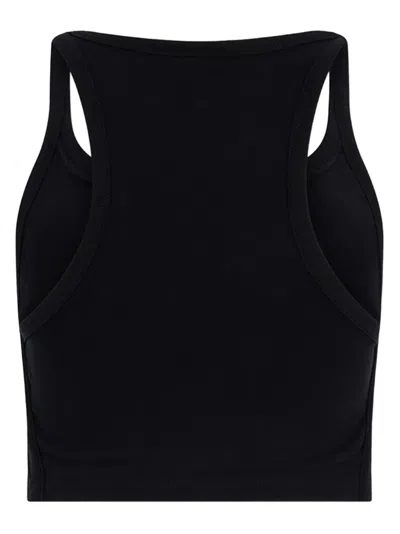 Dsquared2 D2 Upside Down Tank Top In Black