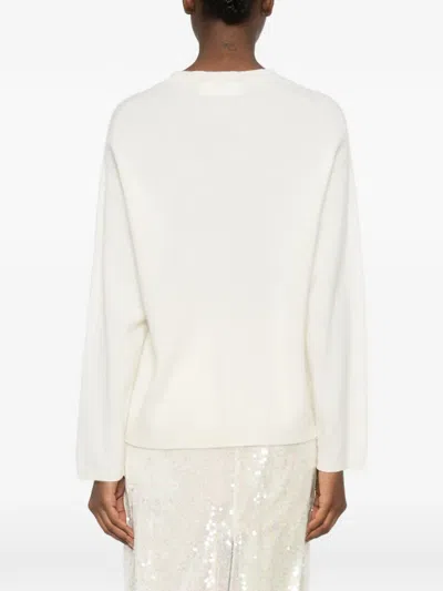Ivory Paris Crew-neck Sweater In Neutral