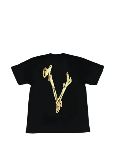 Vlone Lost Bones T-shirt In Black