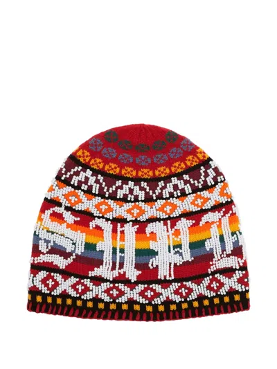 Supreme Beaded Beanie Hat In Multi