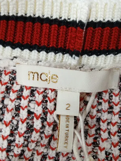 Pre-owned Maje Button-fastening Cardigan In Red