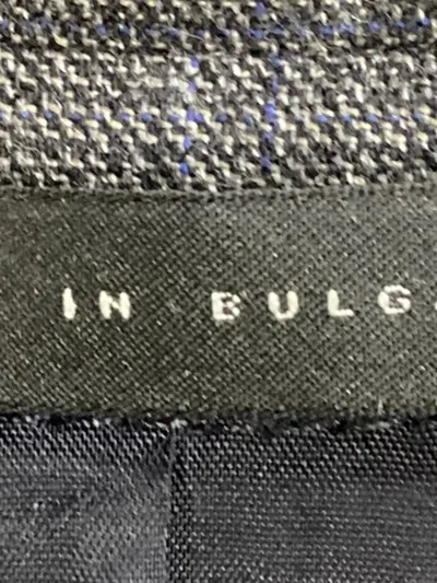 Pre-owned Hugo Boss Checked Single-breasted Blazer In Gray