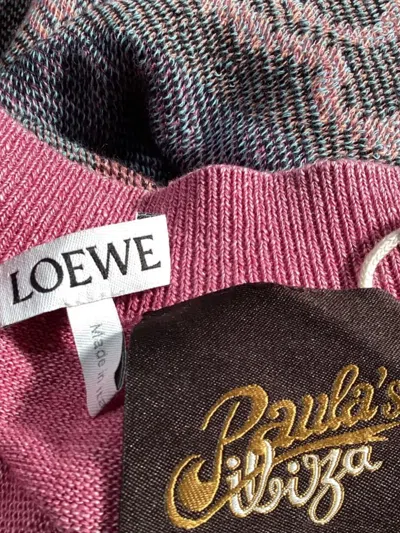 Pre-owned Loewe X Paula's Ibiza Printed Sweatshirt In Pink