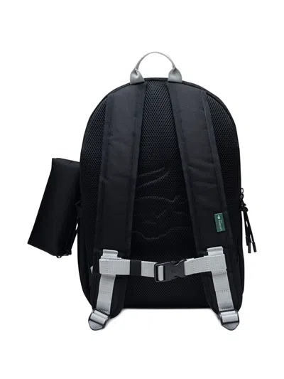 Lacoste Logo-appliqué Backpack In Black