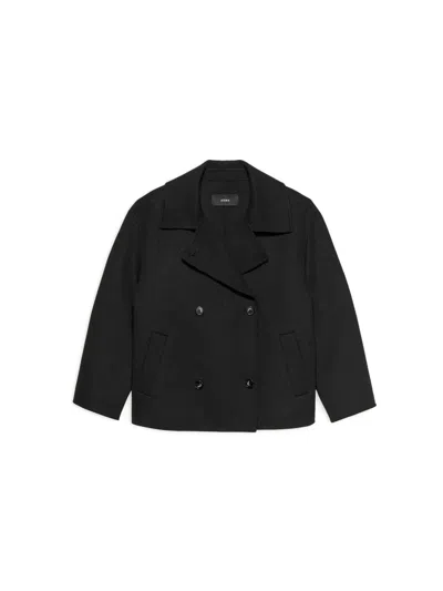 Arma Manila Double-breasted Jacket In Black