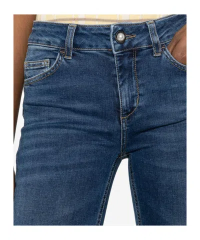 Liu •jo Stretch Flared Blue Jeans In Blue
