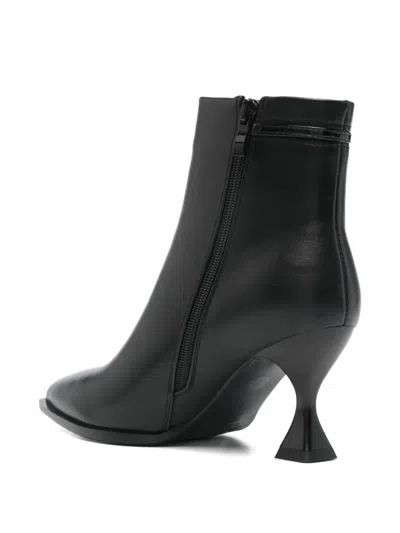 Exe' Triangle-logo Leather Boots In Multi