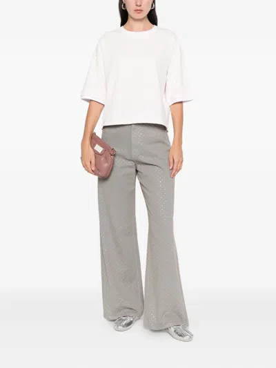 Sandro Logo-embroidered T-shirt In Multi