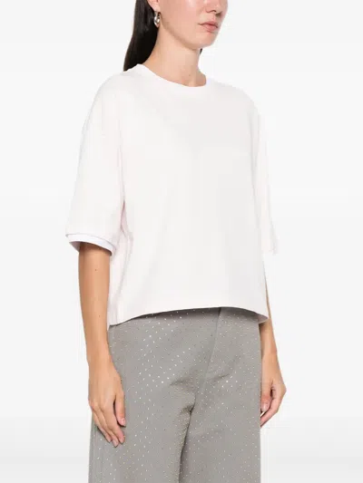 Sandro Logo-embroidered T-shirt In Multi