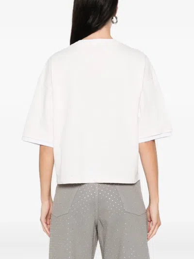 Sandro Logo-embroidered T-shirt In Multi