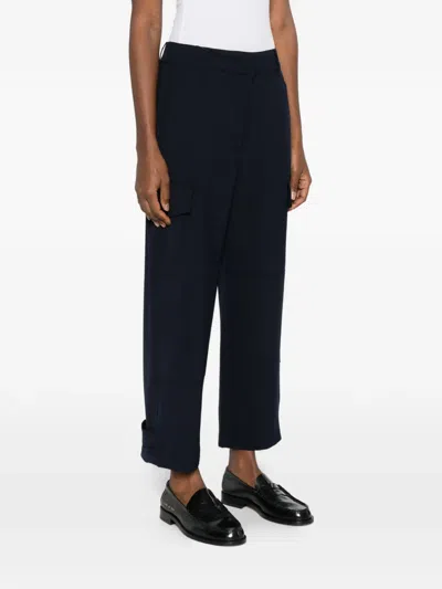 Weekend Max Mara Cargo-pocket Trousers In Blue