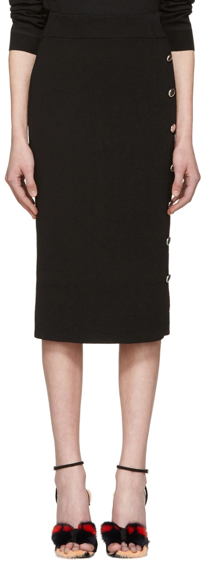Shop Altuzarra Black Gladys Buttoned Skirt