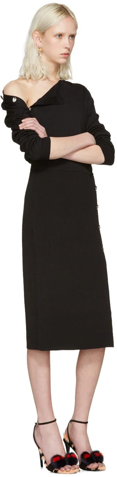 Shop Altuzarra Black Gladys Buttoned Skirt