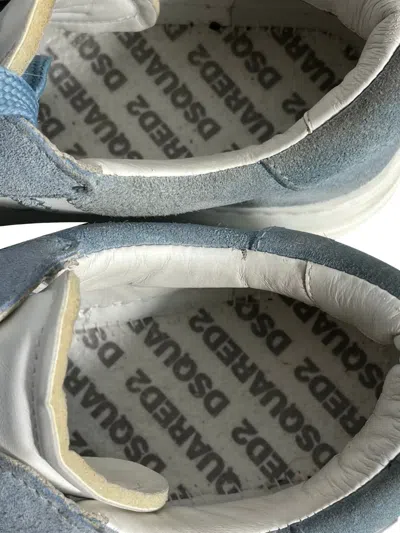 Pre-owned Dsquared2 Bumper Low-top Sneakers In Blue