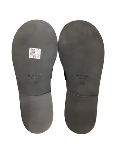 Pre-owned Marni Leather Mules In Black