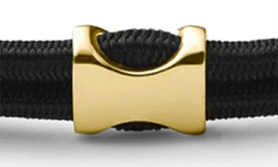 Miansai Orson Pull Bungee Rope Bracelet In Black